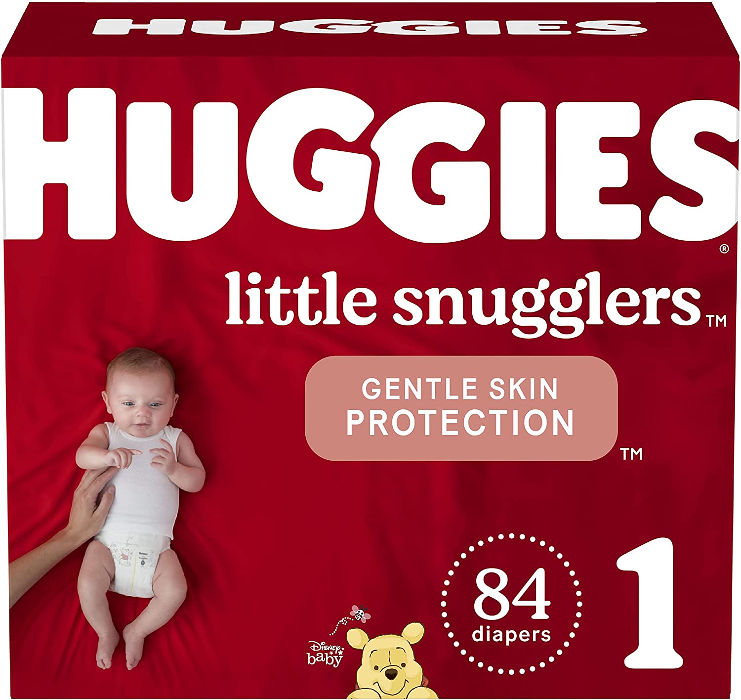 230816061136363_1 Baby Diapers Size Newborn (up to 10 lbs), 76ct, Huggies Little Snugglers - Image 1